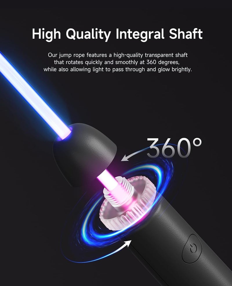 ACHDOFITS LED Light Up Jump Rope for Kids and Adult, Adjustable Glowing Skipping Rope for Boys and Girls, Colorful Luminous Jumping Rope for Fitness and Workout - Image 4